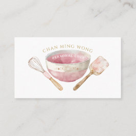 Tarjeta de visita Baker Chef Caterer