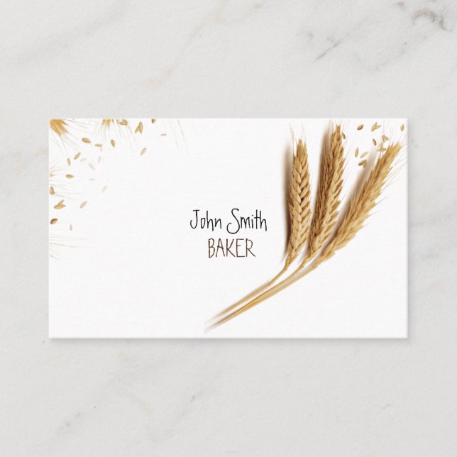 Tarjeta De Visita Baker (panadero) tarjeta visita (Anverso)