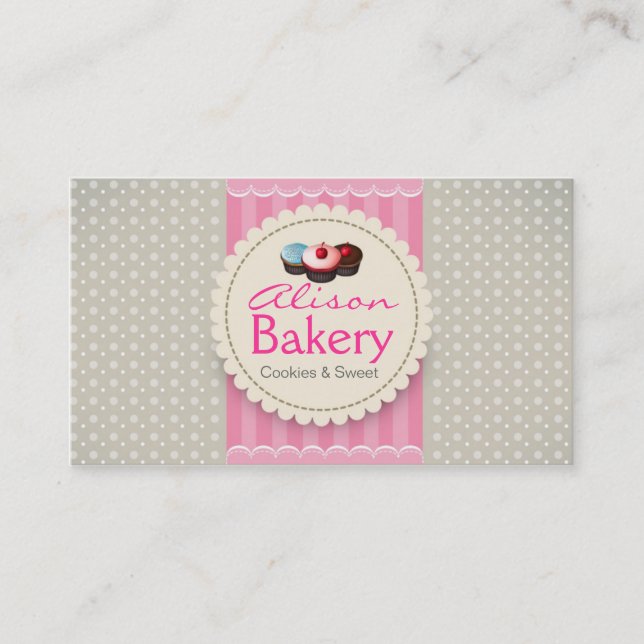 Tarjeta De Visita Bakery Business card (Anverso)