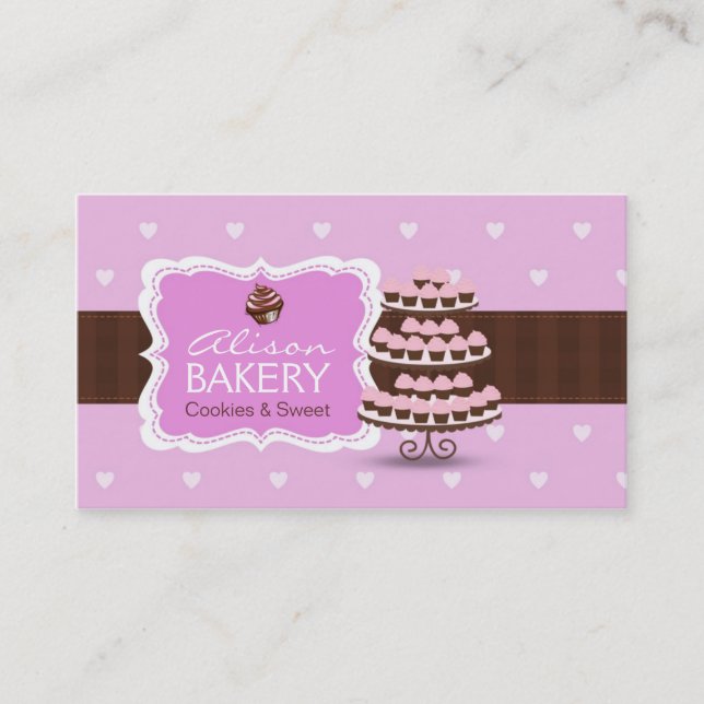 Tarjeta De Visita Bakery Business Card (Anverso)