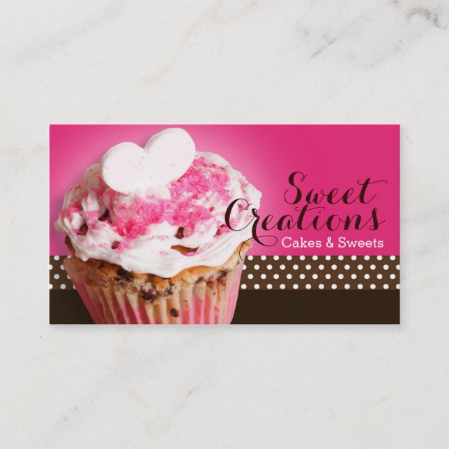 Tarjeta De Visita Bakery/Cakes/Sweets Creations (Anverso)