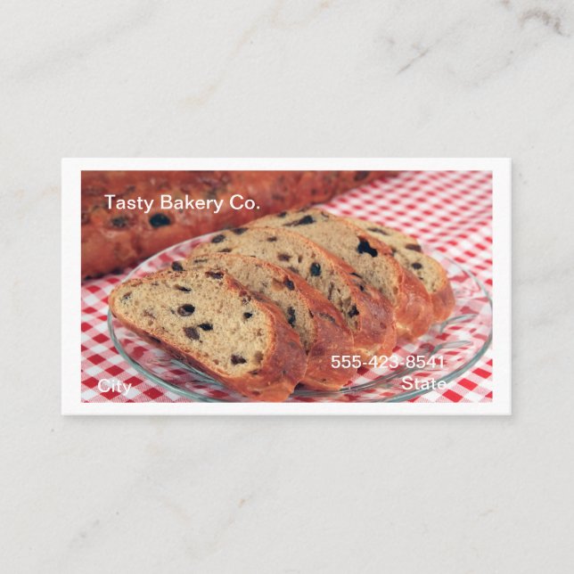 Tarjeta De Visita Bakery Goods (Anverso)