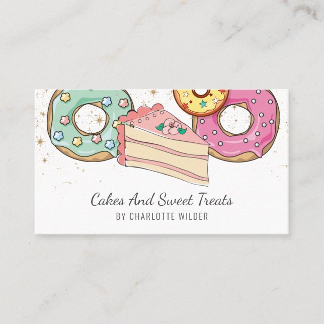 Tarjeta De Visita Bakery Pastry Chef (Anverso)