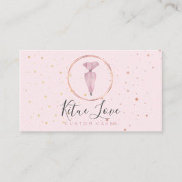 Tarjeta De Visita Bakery Pastry Patisserie Watercolour Cake School