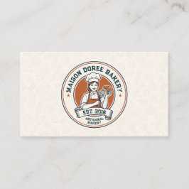 Tarjeta De Visita Bakery Store Pastry Chef Dessert Sweets Cake Baker
