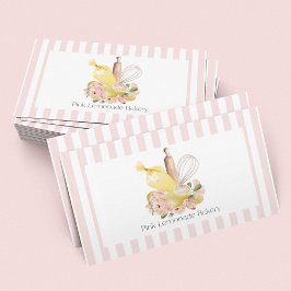 Tarjeta De Visita Bakery Utensils Bouquet
