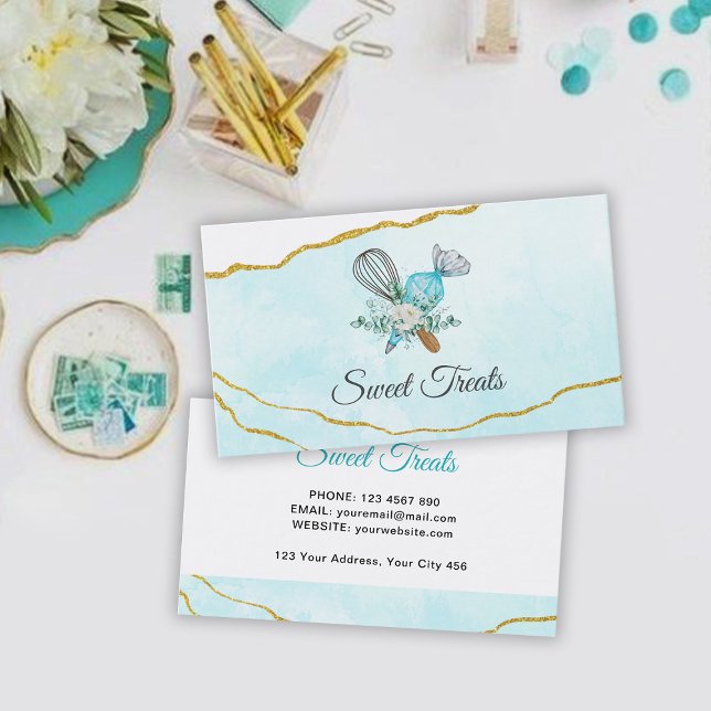 Tarjeta De Visita Bakery Whisk (Subido por el creador)