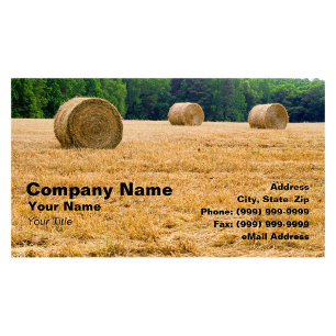 Tarjeta De Visita Balas de heno