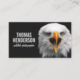 Tarjeta De Visita Bald Eagle Wildlife Photographer Business Card