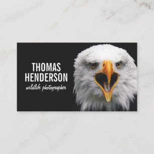 Tarjeta De Visita Bald Eagle Wildlife Photographer Business Card