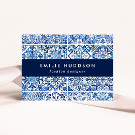 Tarjeta De Visita Baldosas mediterráneas, portuguesas, azulejo, mall