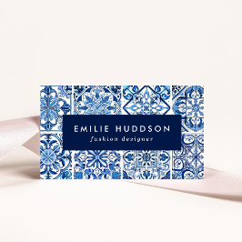 Tarjeta De Visita Baldosas mediterráneas, portuguesas, azulejo, mall