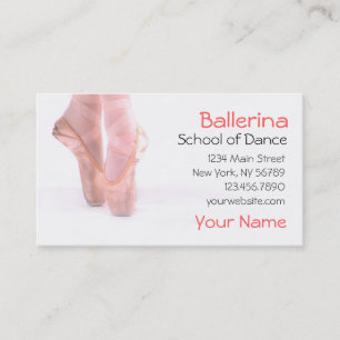 Tarjeta De Visita Ballerina Dance Studio