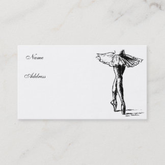 Tarjeta De Visita Ballet