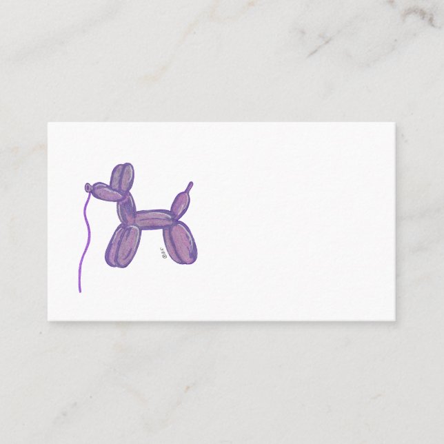 TARJETA DE VISITA BALLOON (Anverso)