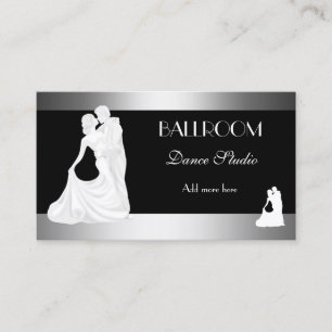 Tarjeta De Visita BALLROOM Dance Studio Dancing Lecciones 2