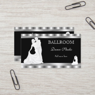 Tarjeta De Visita BALLROOM Dance Studio Lecciones de baile 3