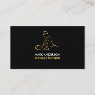Tarjeta De Visita Balneario de la masajista de la terapia del masaje