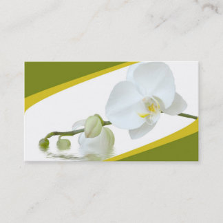Tarjeta De Visita Balneario de la orquídea