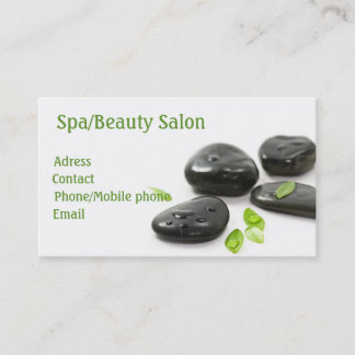Tarjeta De Visita Balneario/tarjeta de visita del salón de belleza