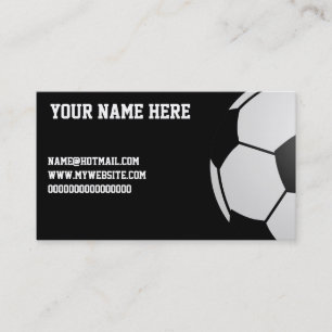 Tarjeta De Visita Balón de fútbol