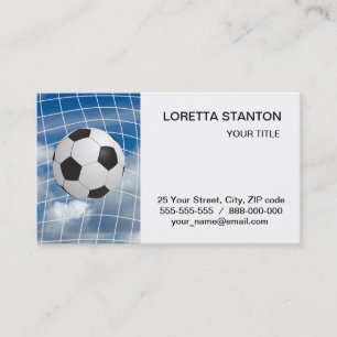 Tarjeta De Visita Balón de fútbol
