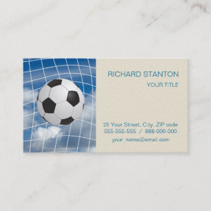 Tarjeta De Visita Balón de fútbol