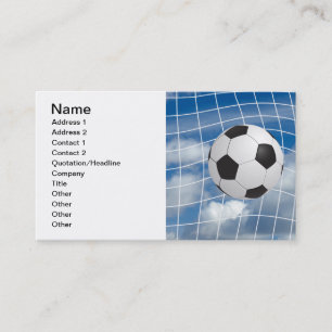 Tarjeta De Visita Balón de fútbol