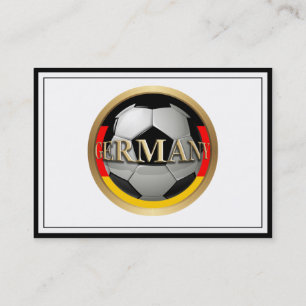Tarjeta De Visita Balón de fútbol de Alemania