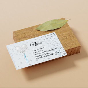 Tarjeta de visita Balón y Estrellas