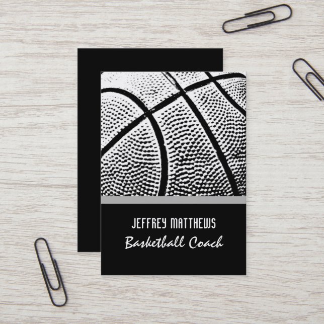 Tarjeta De Visita Baloncesto (Anverso/Reverso In Situ)