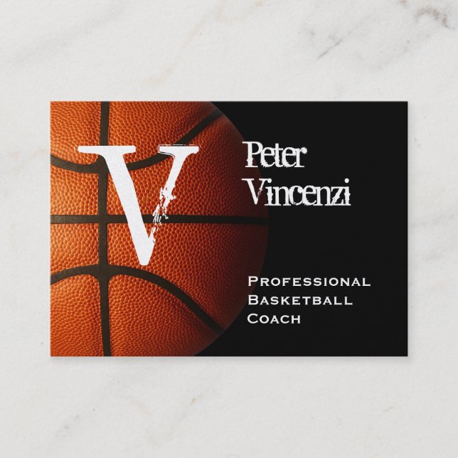 Tarjeta De Visita Baloncesto (Anverso)