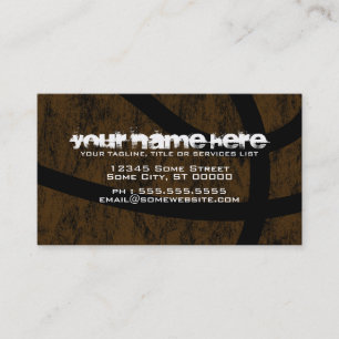 Tarjeta De Visita baloncesto