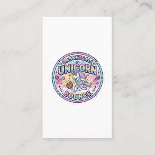 Tarjeta De Visita Baloncesto Unicornio Rebote De Unicornio Camiseta 