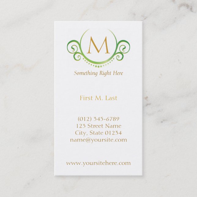 Tarjeta De Visita Bambú (Anverso)