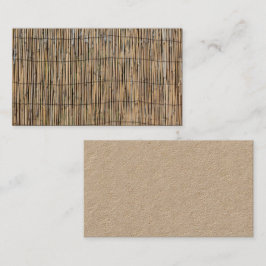 Tarjeta De Visita Bambú