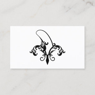 Tarjeta De Visita banana fleur de lis