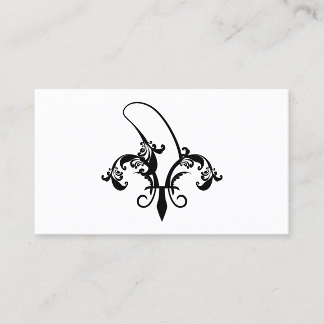 Tarjeta De Visita banana fleur de lis (Anverso)