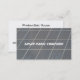 Tarjeta De Visita Banco comercial del panel solar (Anverso / Reverso)