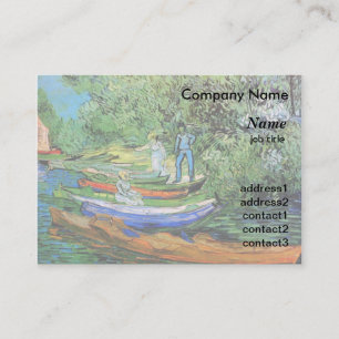 Tarjeta De Visita Banco del Oise en Auvers por Vincent van Gogh