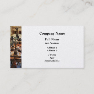 Tarjeta De Visita Banco en el laboratorio dental - platino