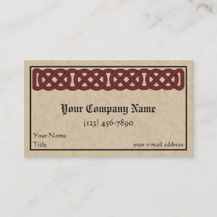 Tarjeta De Visita Banda Celtic Knotwork