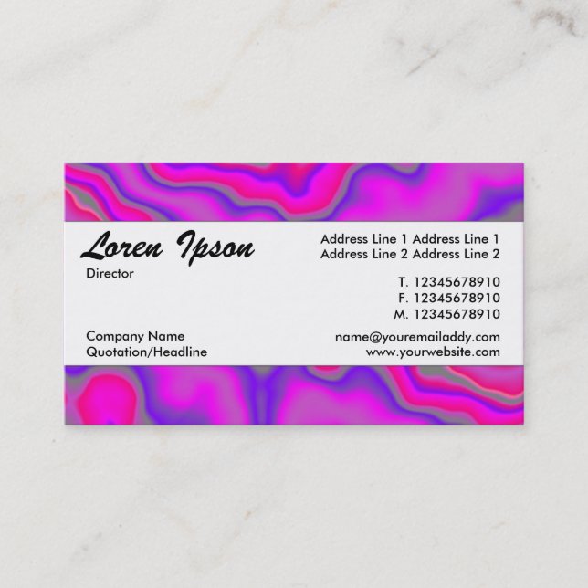 Tarjeta De Visita Banda central 042 (Anverso)