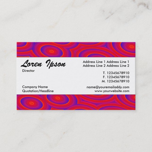 Tarjeta De Visita Banda central 05 - Resonato II (Anverso)