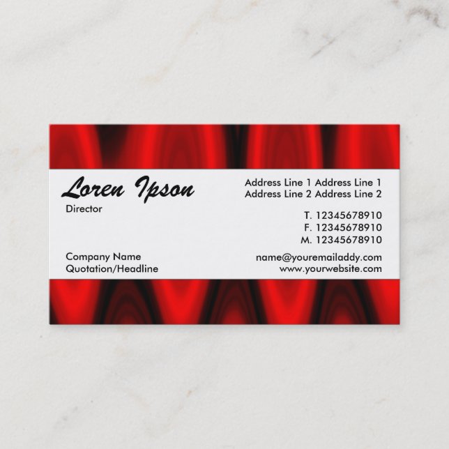 Tarjeta De Visita Banda central 094 (Anverso)