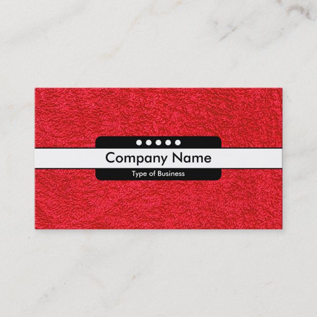 Tarjeta De Visita Banda central 5 puntos - Alfombra 01 (Anverso)