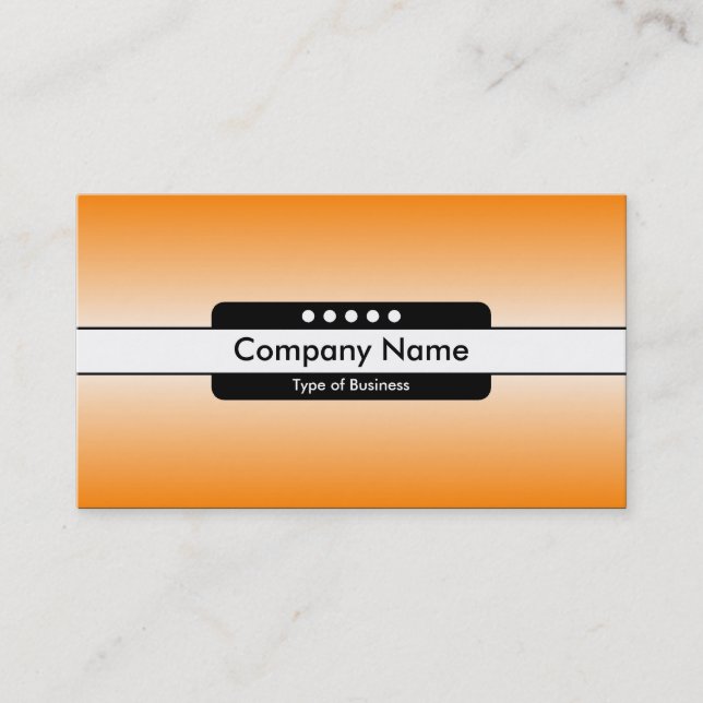 Tarjeta De Visita Banda central 5 puntos - Brillo horizonte 02 (Anverso)