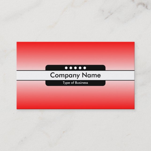 Tarjeta De Visita Banda central 5 puntos - Brillo horizonte 03 (Anverso)