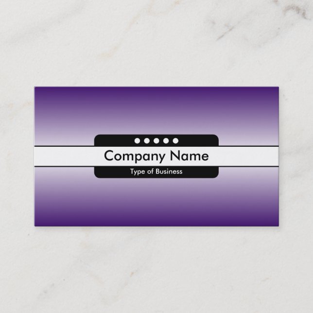 Tarjeta De Visita Banda central 5 puntos - Brillo horizonte 07 (Anverso)