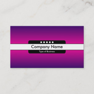 Tarjeta De Visita Banda central 5 puntos - Brillo horizonte 08